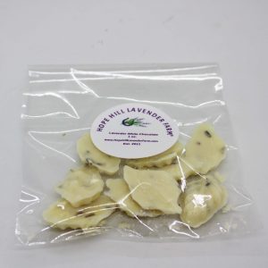 1oz bag of white chocolate with lavender